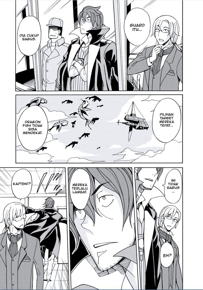 Halaman 9 dari Asebi to Sora Sekai no Boukensha Chapter 7
