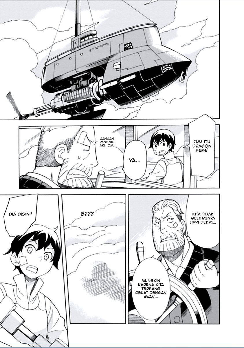 Halaman 11 dari Asebi to Sora Sekai no Boukensha Chapter 8