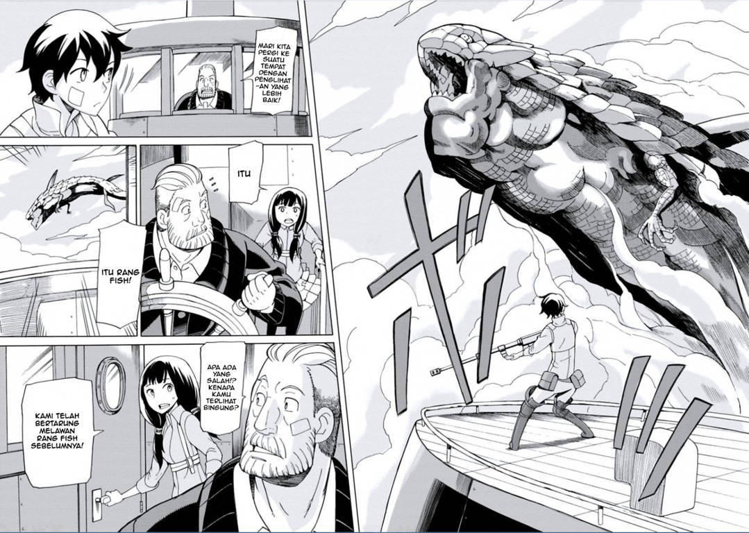 Halaman 12 dari Asebi to Sora Sekai no Boukensha Chapter 8