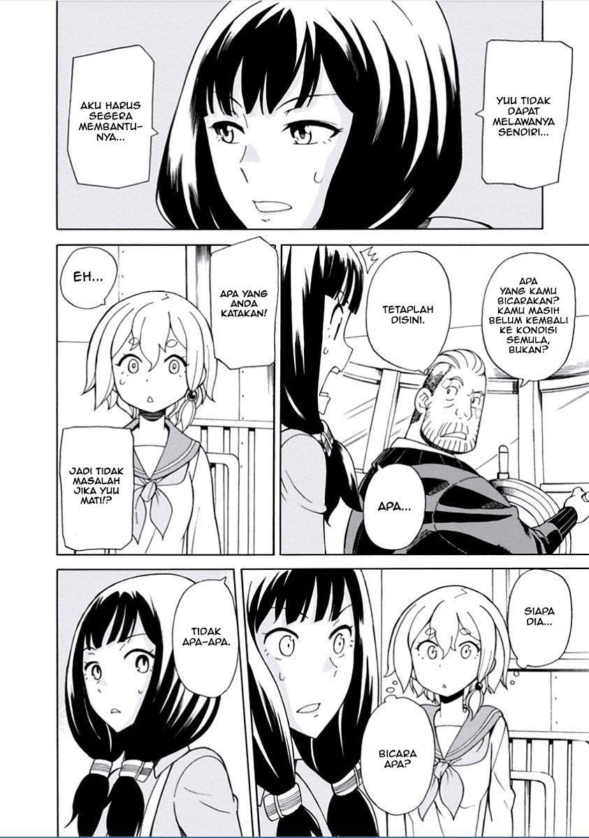 Halaman 13 dari Asebi to Sora Sekai no Boukensha Chapter 8