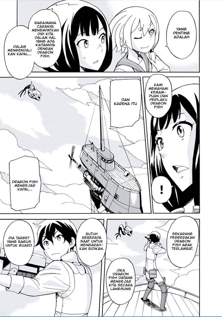 Halaman 16 dari Asebi to Sora Sekai no Boukensha Chapter 8
