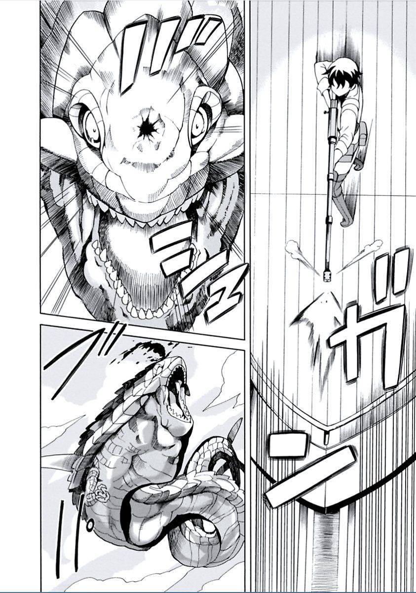 Halaman 17 dari Asebi to Sora Sekai no Boukensha Chapter 8