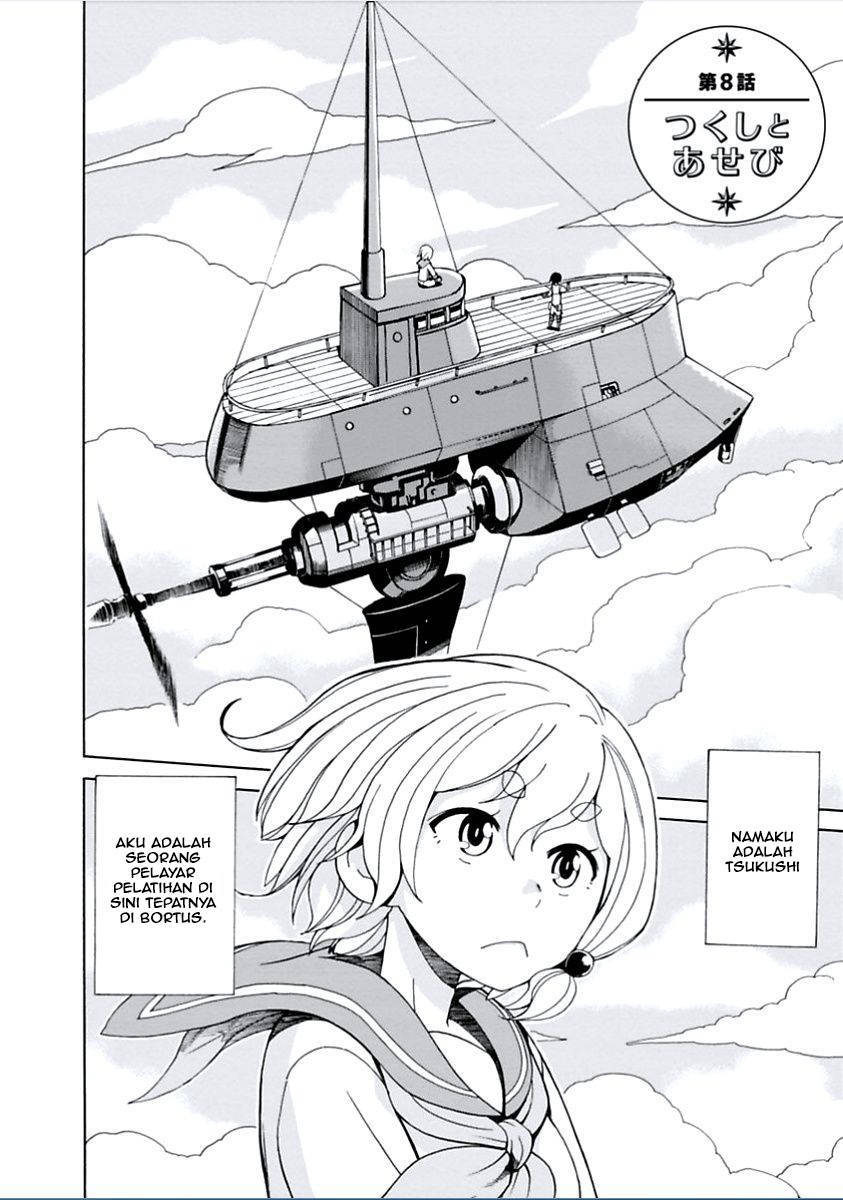 Halaman 2 dari Asebi to Sora Sekai no Boukensha Chapter 8