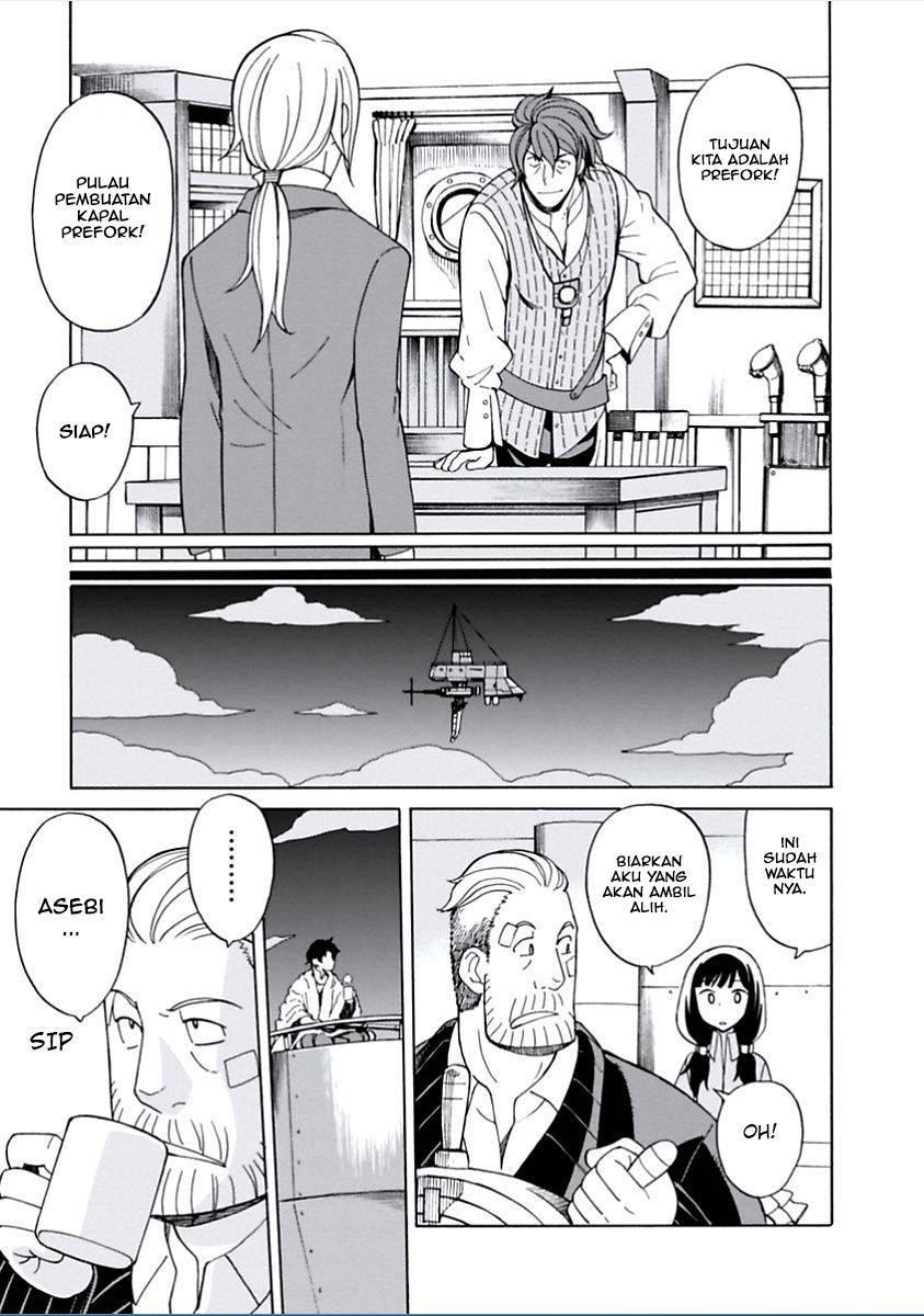 Halaman 24 dari Asebi to Sora Sekai no Boukensha Chapter 8