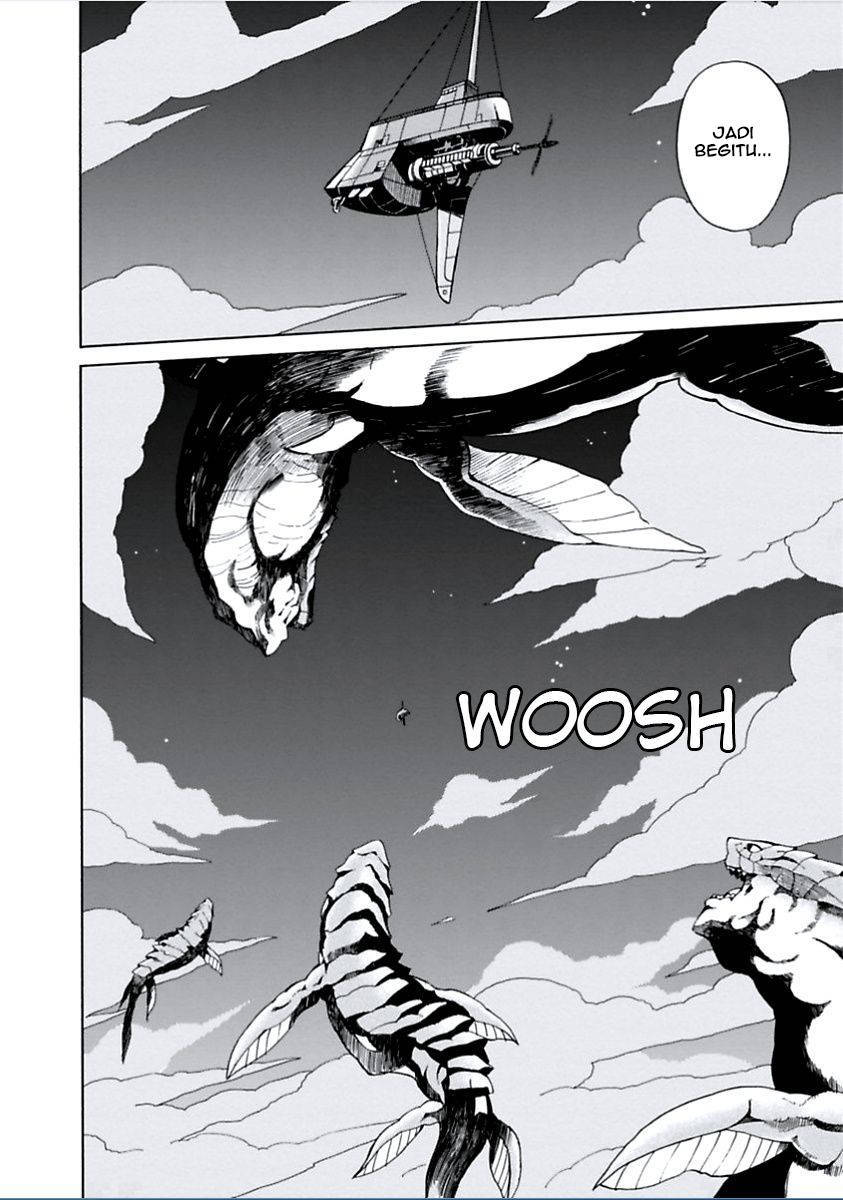 Halaman 27 dari Asebi to Sora Sekai no Boukensha Chapter 8