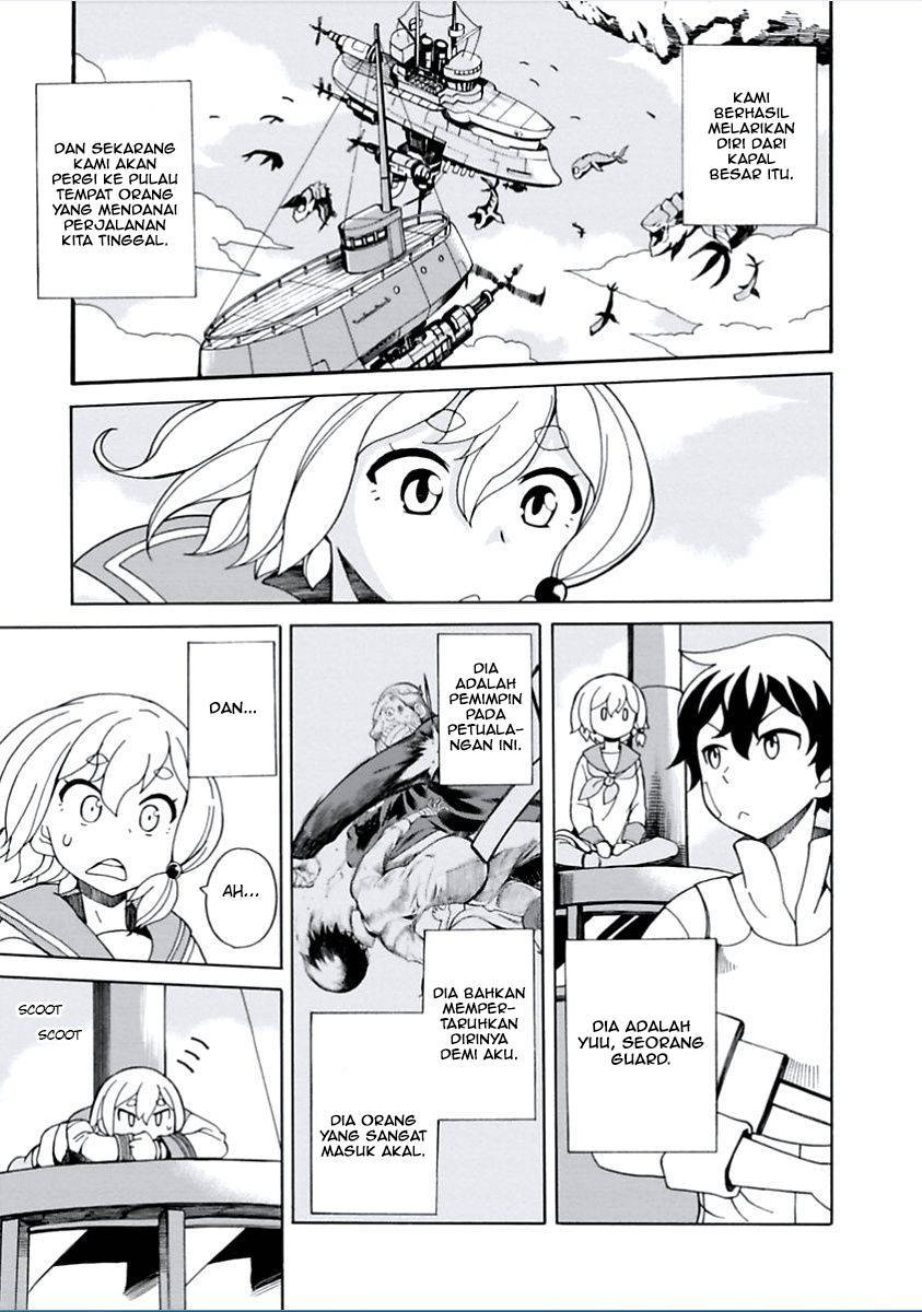 Halaman 3 dari Asebi to Sora Sekai no Boukensha Chapter 8
