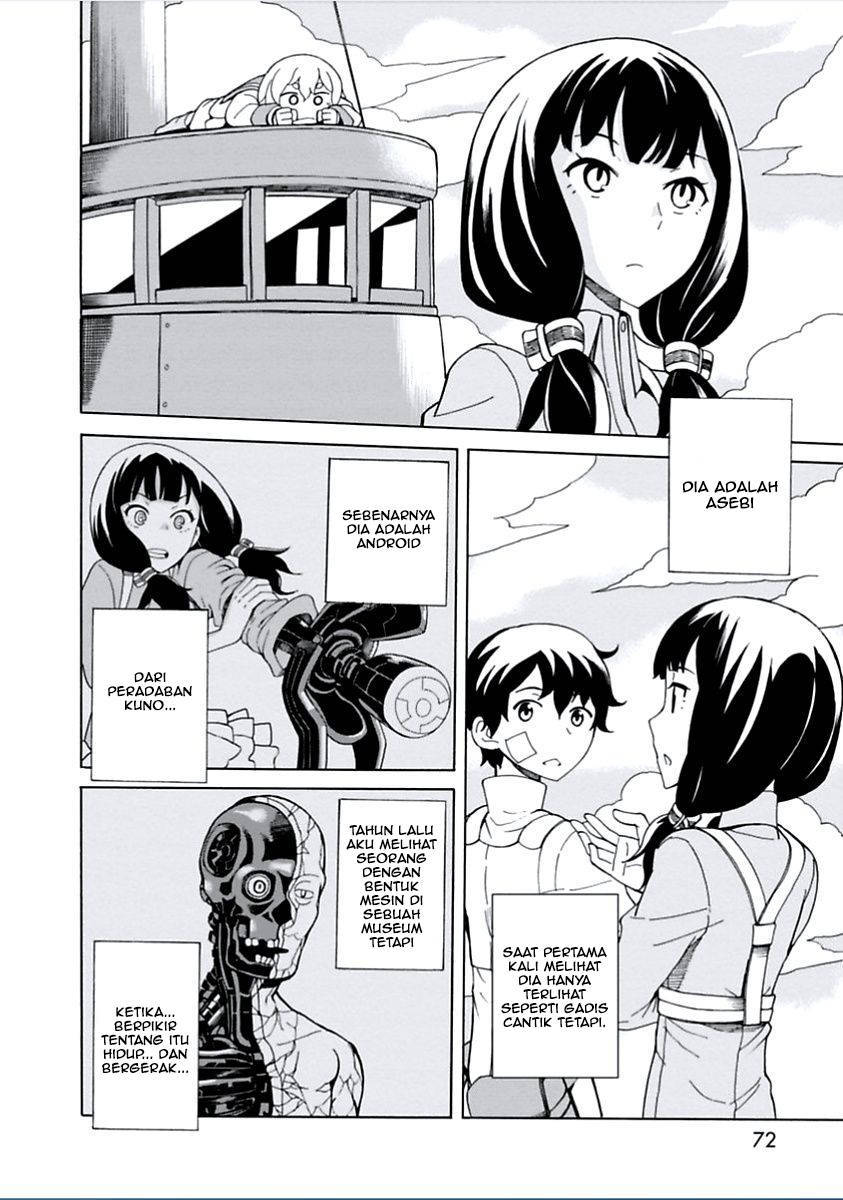 Halaman 4 dari Asebi to Sora Sekai no Boukensha Chapter 8