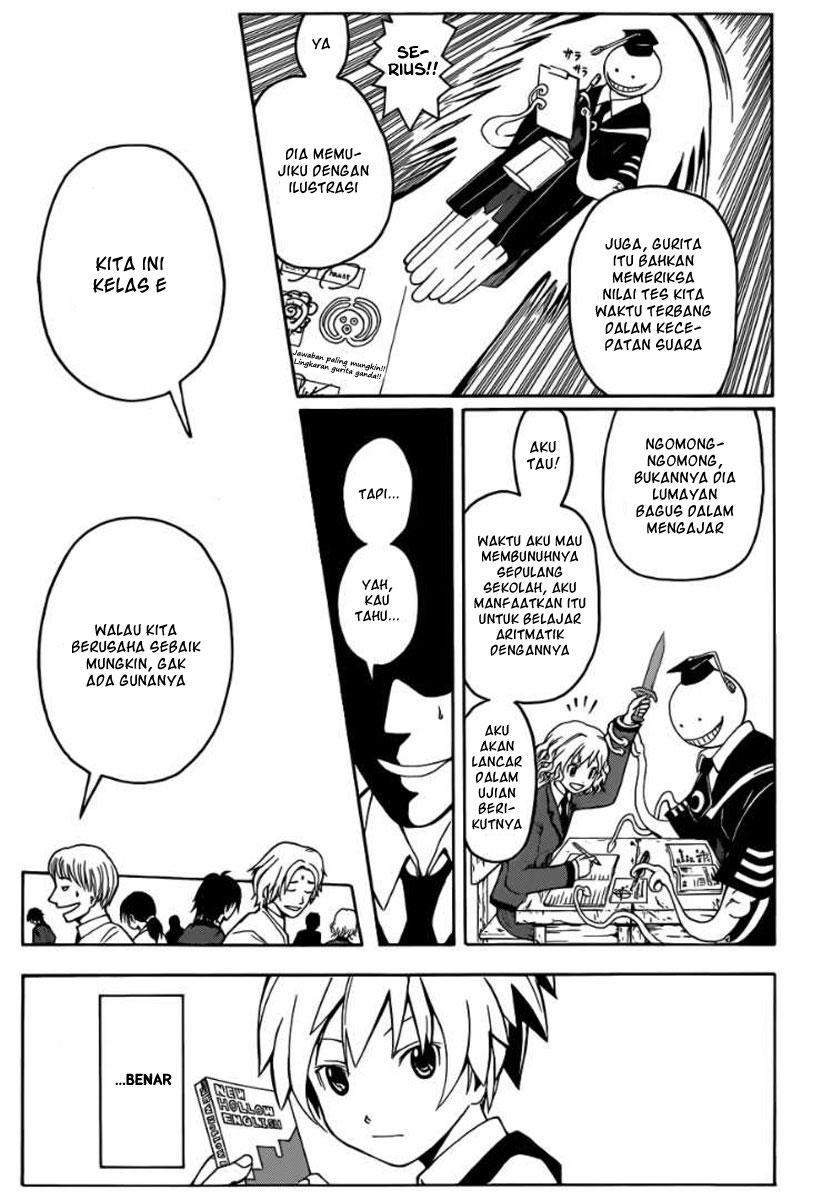 Halaman 21 dari Ansatsu Kyoushitsu Chapter 1