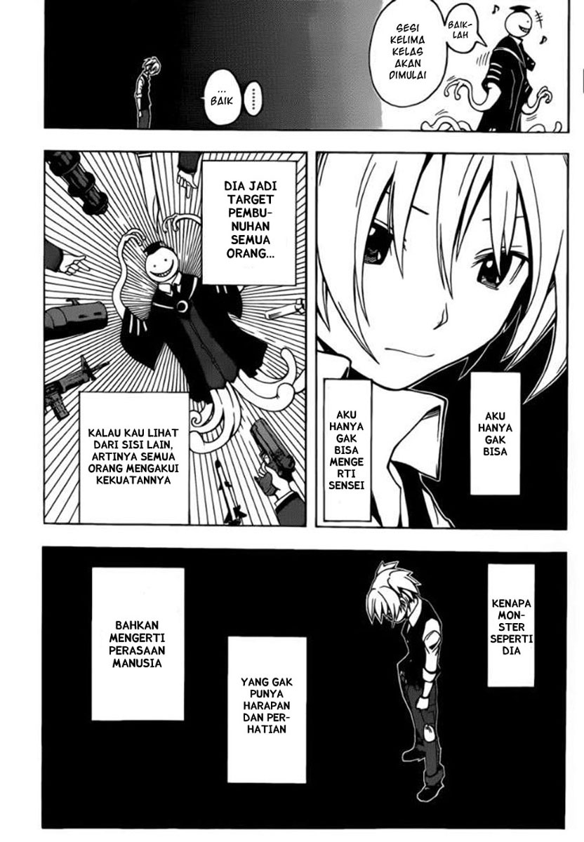 Halaman 28 dari Ansatsu Kyoushitsu Chapter 1
