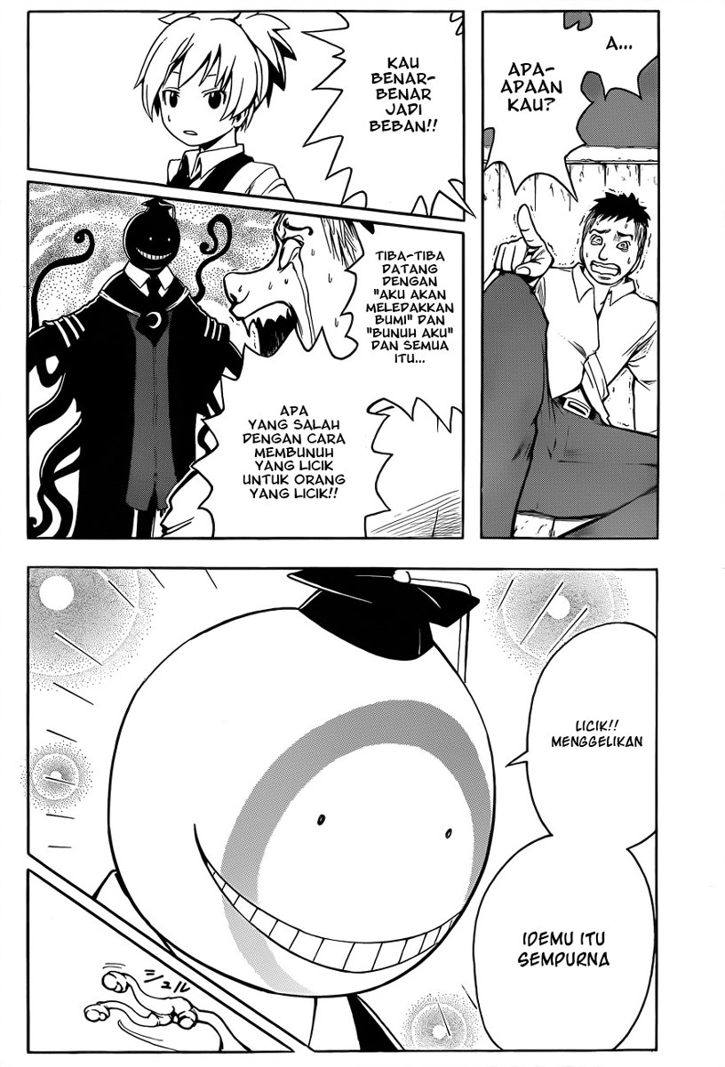 Halaman 43 dari Ansatsu Kyoushitsu Chapter 1