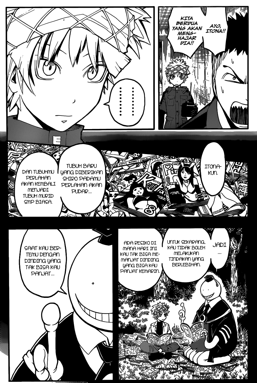 Halaman 12 dari Ansatsu Kyoushitsu Chapter 104