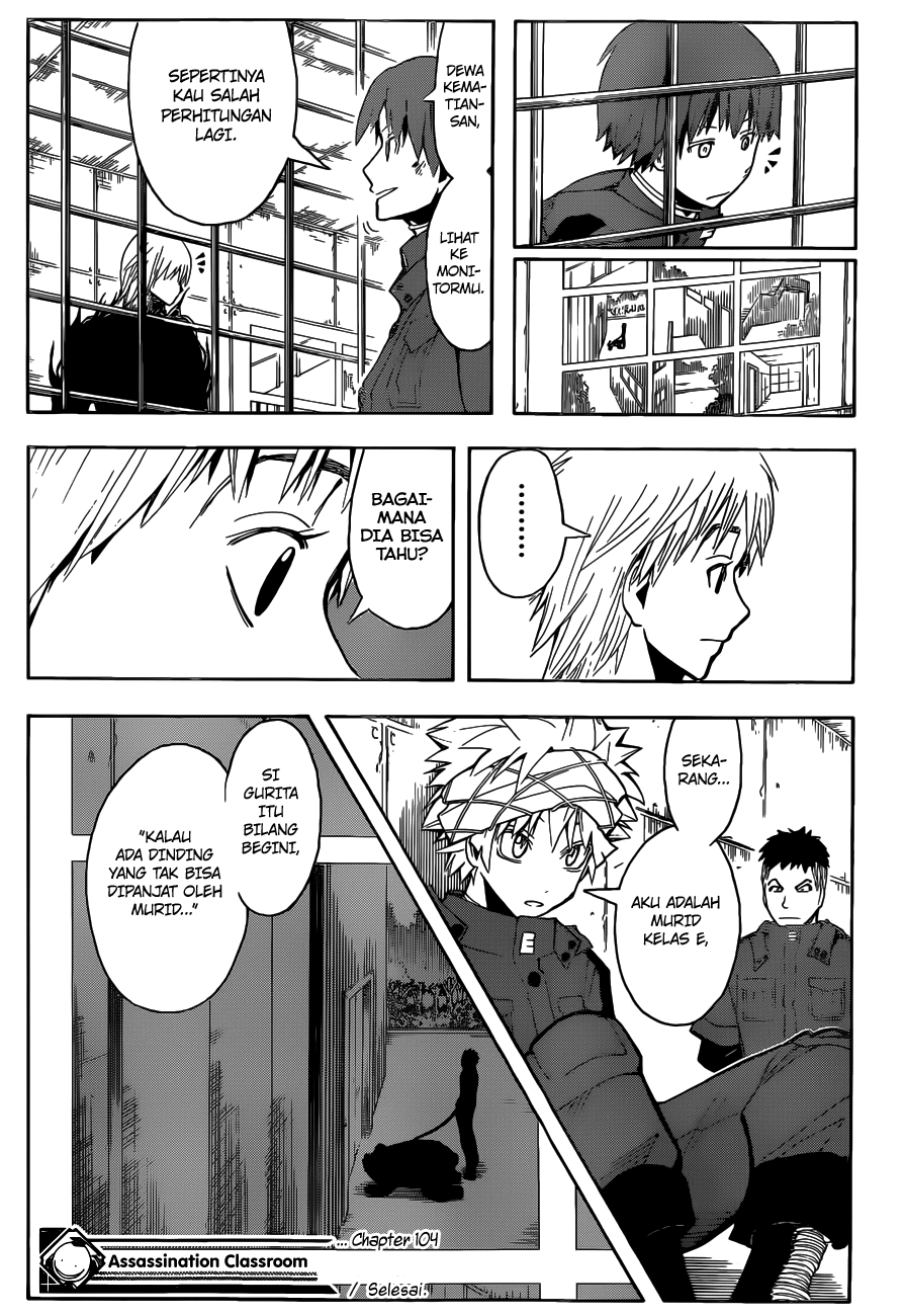 Halaman 19 dari Ansatsu Kyoushitsu Chapter 104