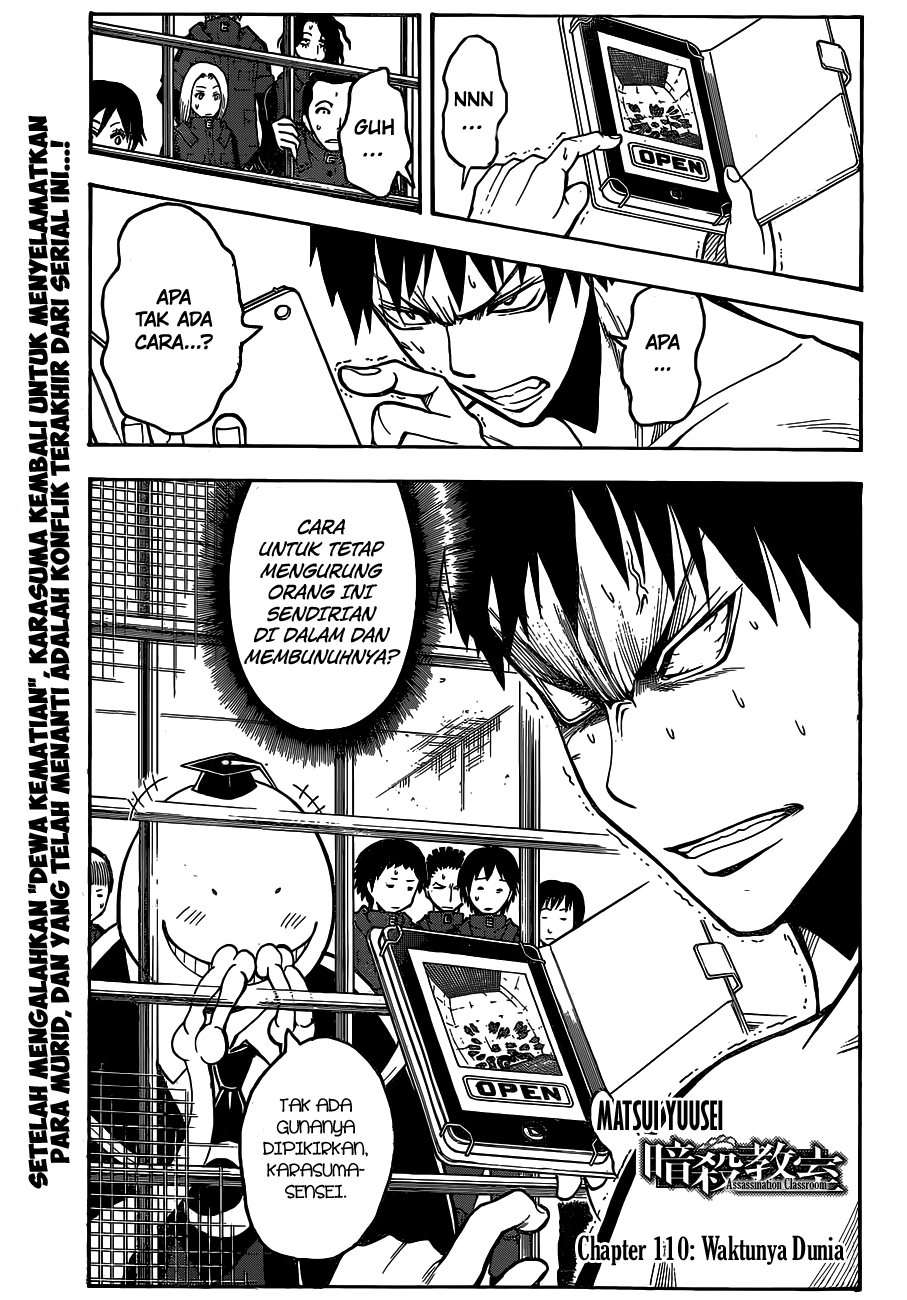 Halaman 2 dari Ansatsu Kyoushitsu Chapter 110