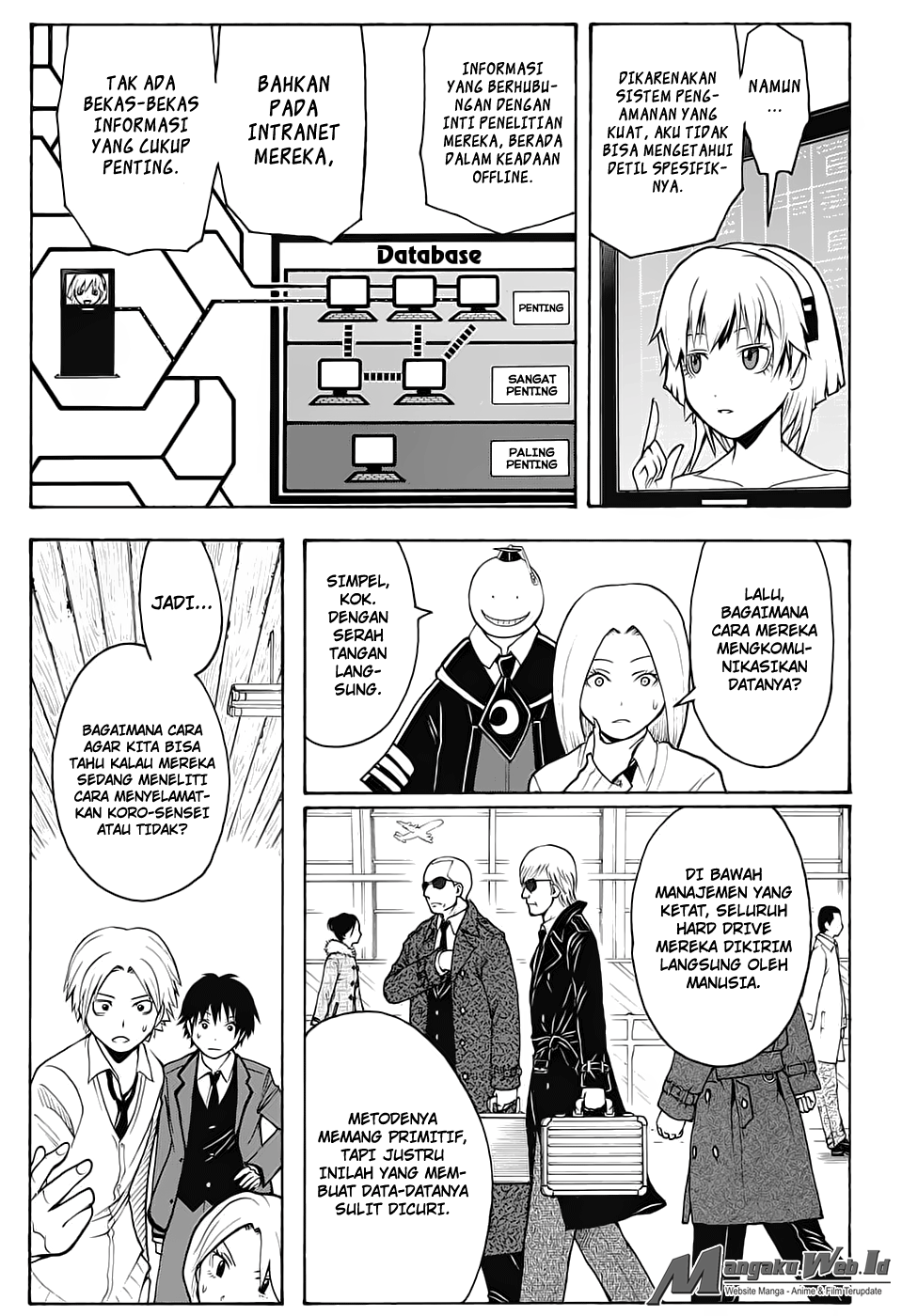 Halaman 6 dari Ansatsu Kyoushitsu Chapter 150