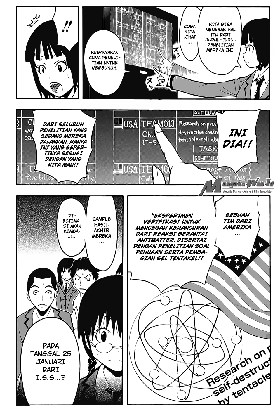 Halaman 7 dari Ansatsu Kyoushitsu Chapter 150
