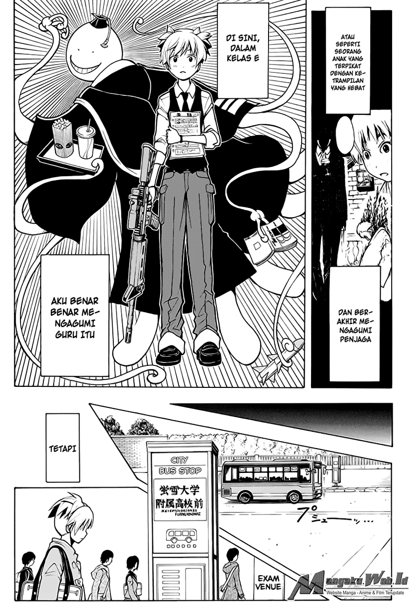Halaman 16 dari Ansatsu Kyoushitsu Chapter 155