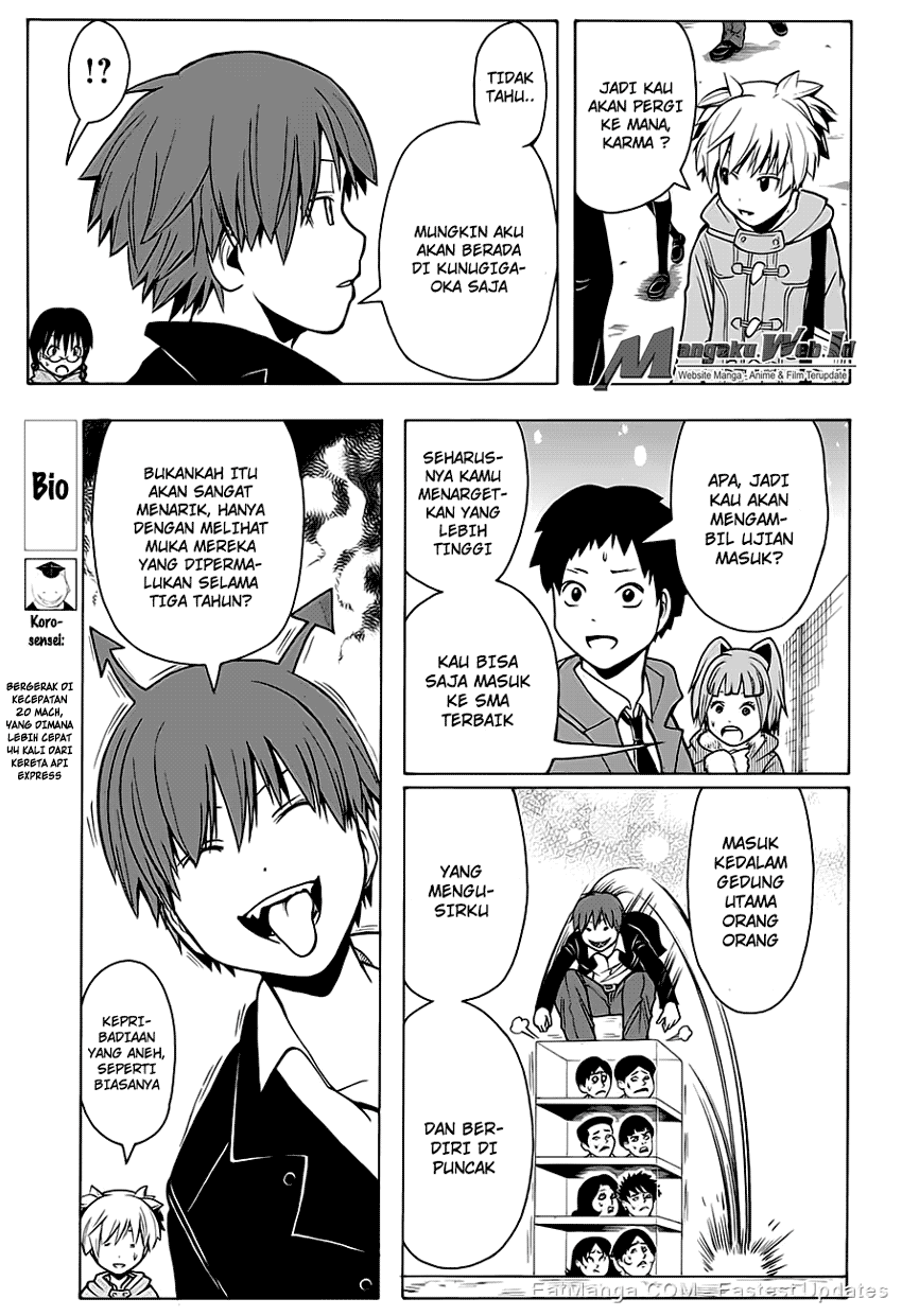 Halaman 8 dari Ansatsu Kyoushitsu Chapter 155