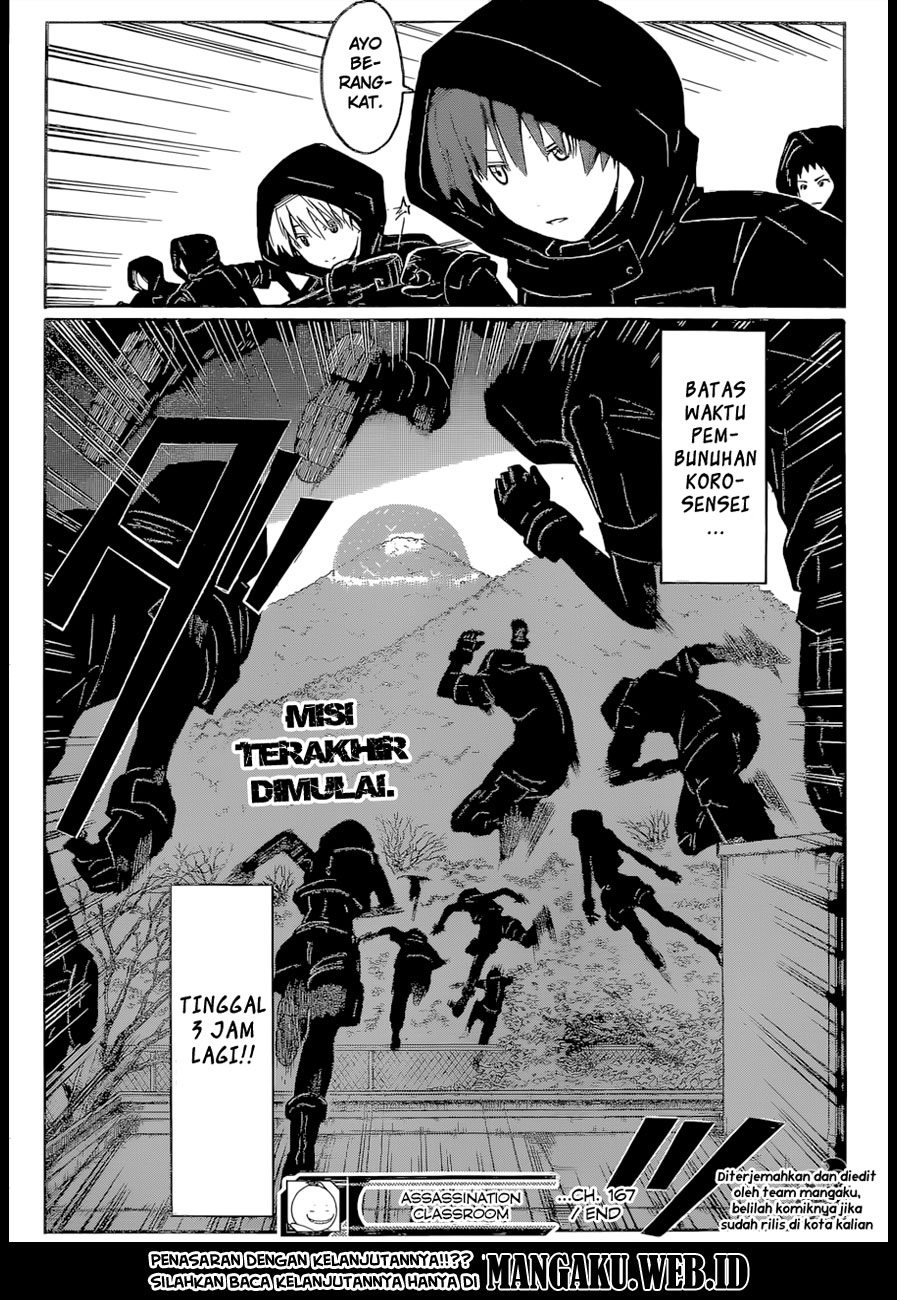 Halaman 20 dari Ansatsu Kyoushitsu Chapter 167