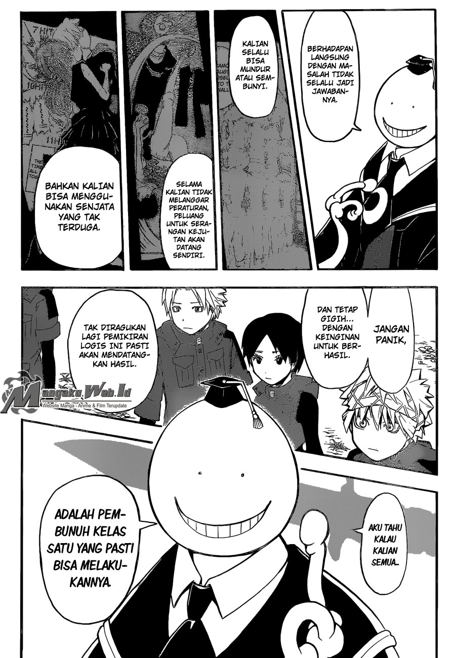 Halaman 11 dari Ansatsu Kyoushitsu Chapter 170