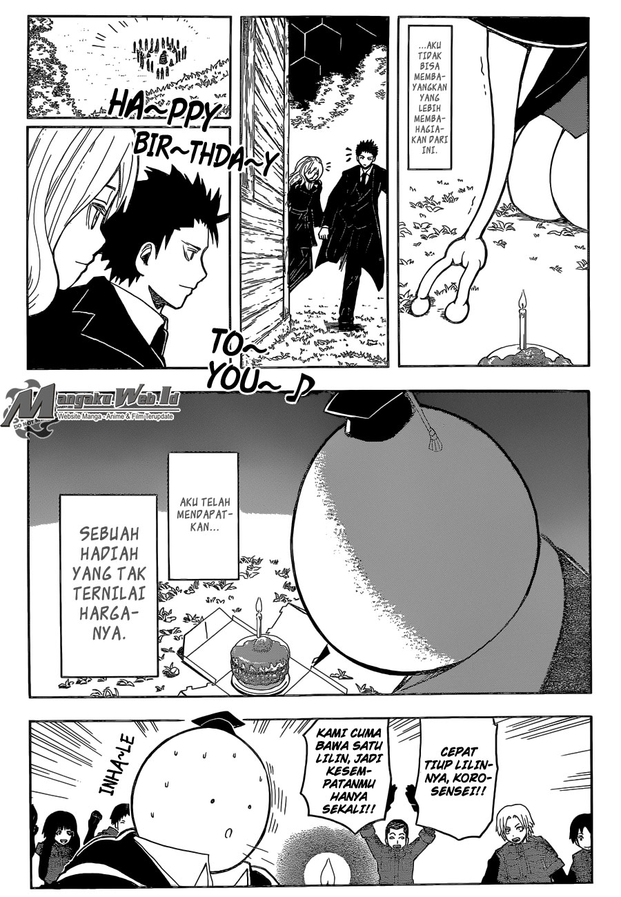 Halaman 16 dari Ansatsu Kyoushitsu Chapter 170