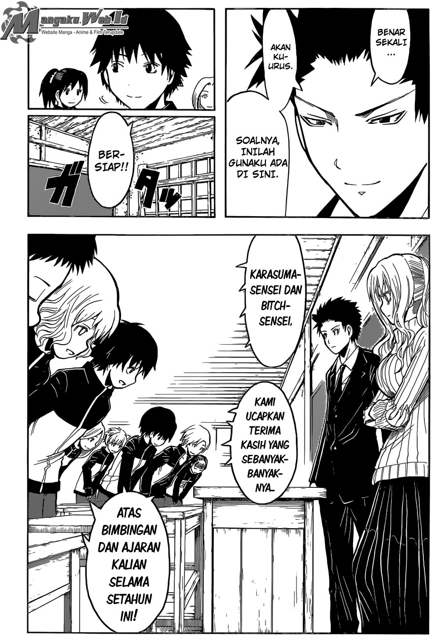 Halaman 11 dari Ansatsu Kyoushitsu Chapter 178