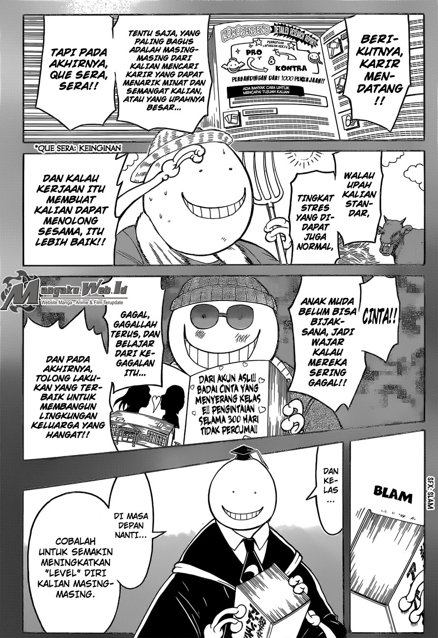 Halaman 3 dari Ansatsu Kyoushitsu Chapter 178