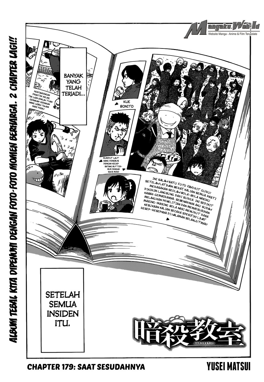 Halaman 2 dari Ansatsu Kyoushitsu Chapter 179