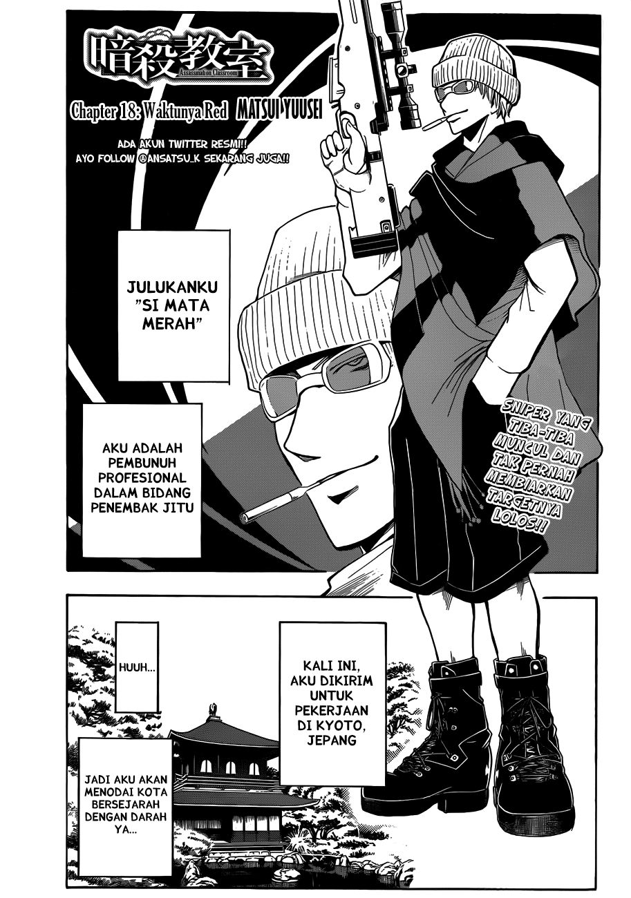 Halaman 2 dari Ansatsu Kyoushitsu Chapter 18