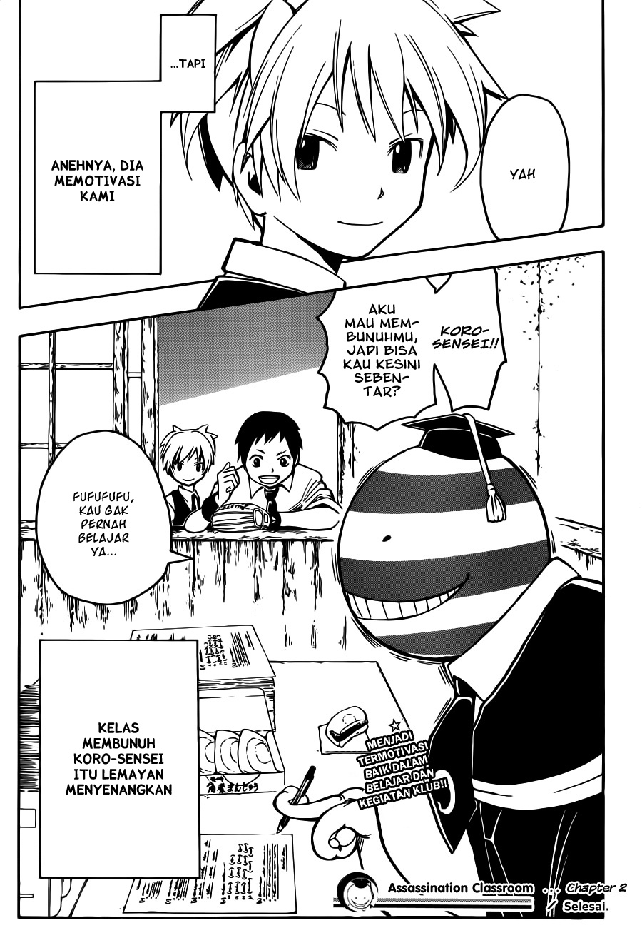Halaman 24 dari Ansatsu Kyoushitsu Chapter 2