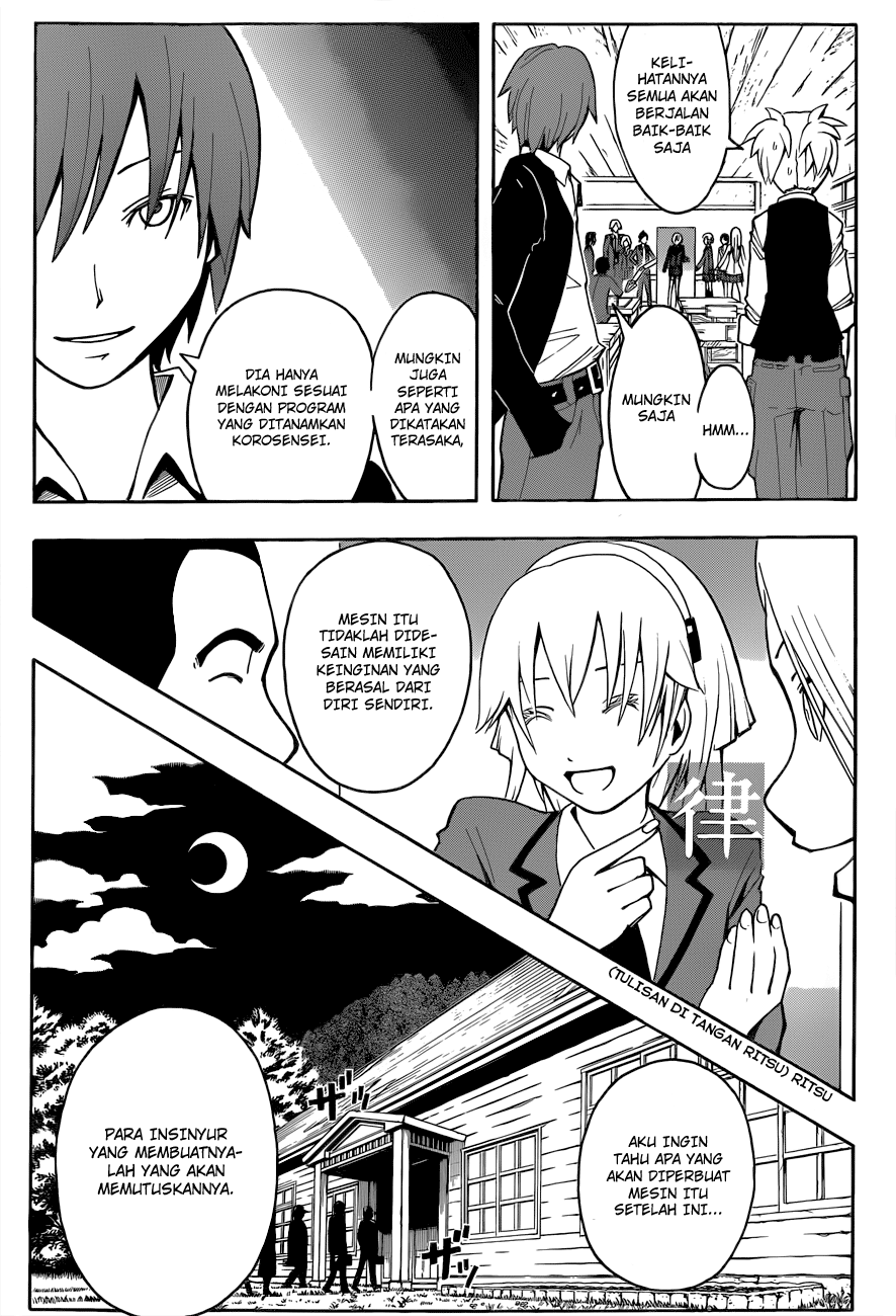 Halaman 10 dari Ansatsu Kyoushitsu Chapter 22