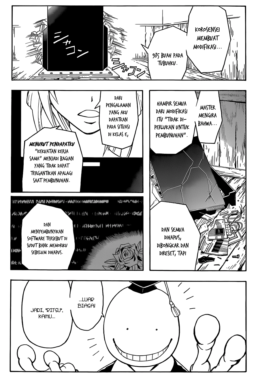 Halaman 18 dari Ansatsu Kyoushitsu Chapter 22