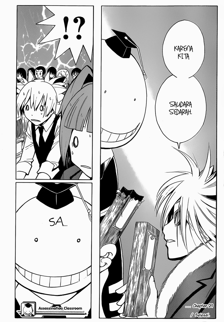 Halaman 19 dari Ansatsu Kyoushitsu Chapter 29