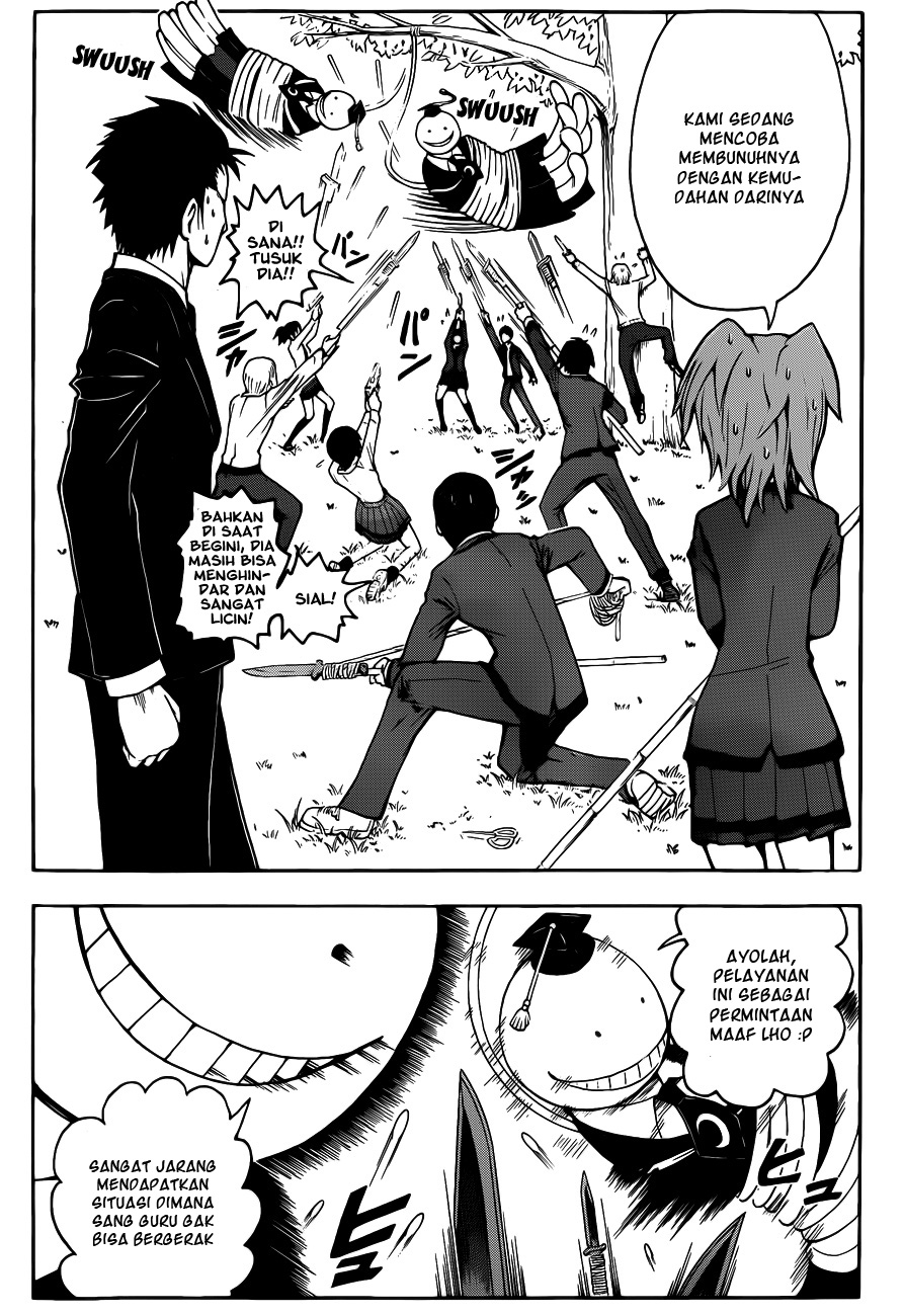 Halaman 13 dari Ansatsu Kyoushitsu Chapter 3