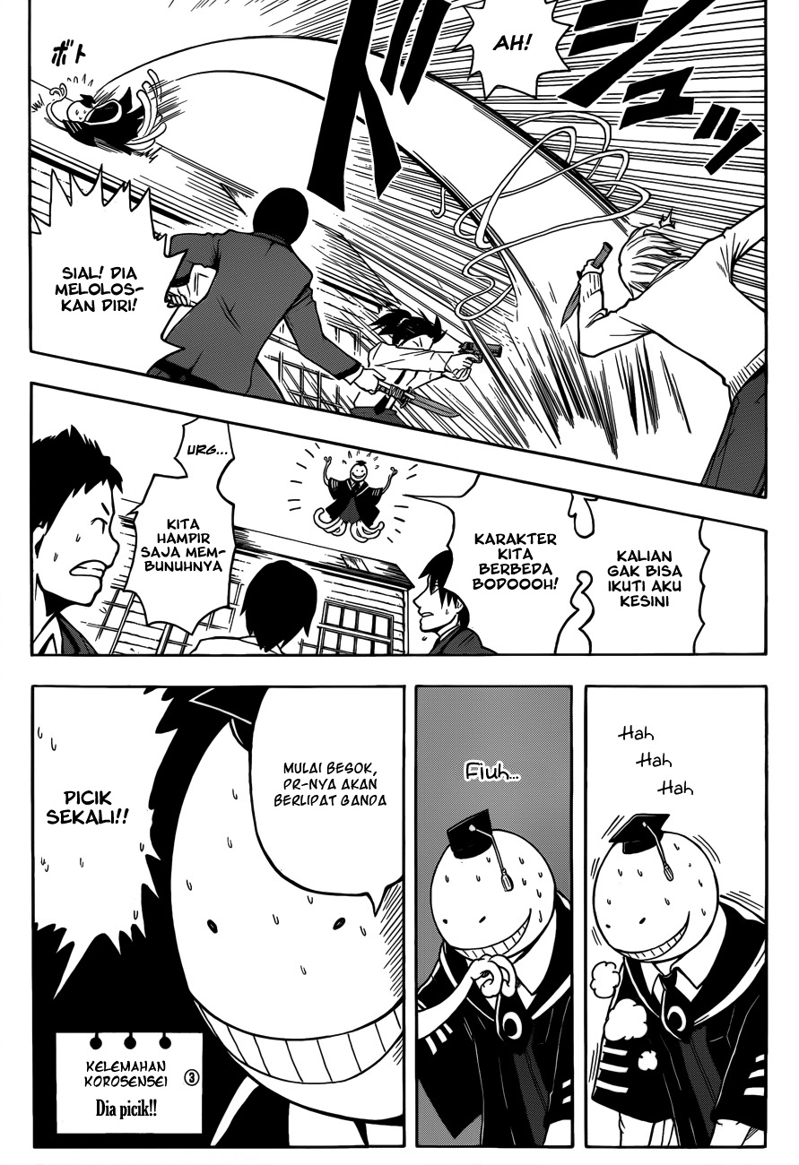 Halaman 16 dari Ansatsu Kyoushitsu Chapter 3