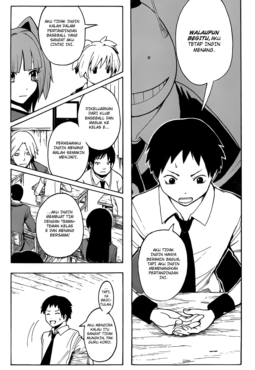 Halaman 12 dari Ansatsu Kyoushitsu Chapter 33