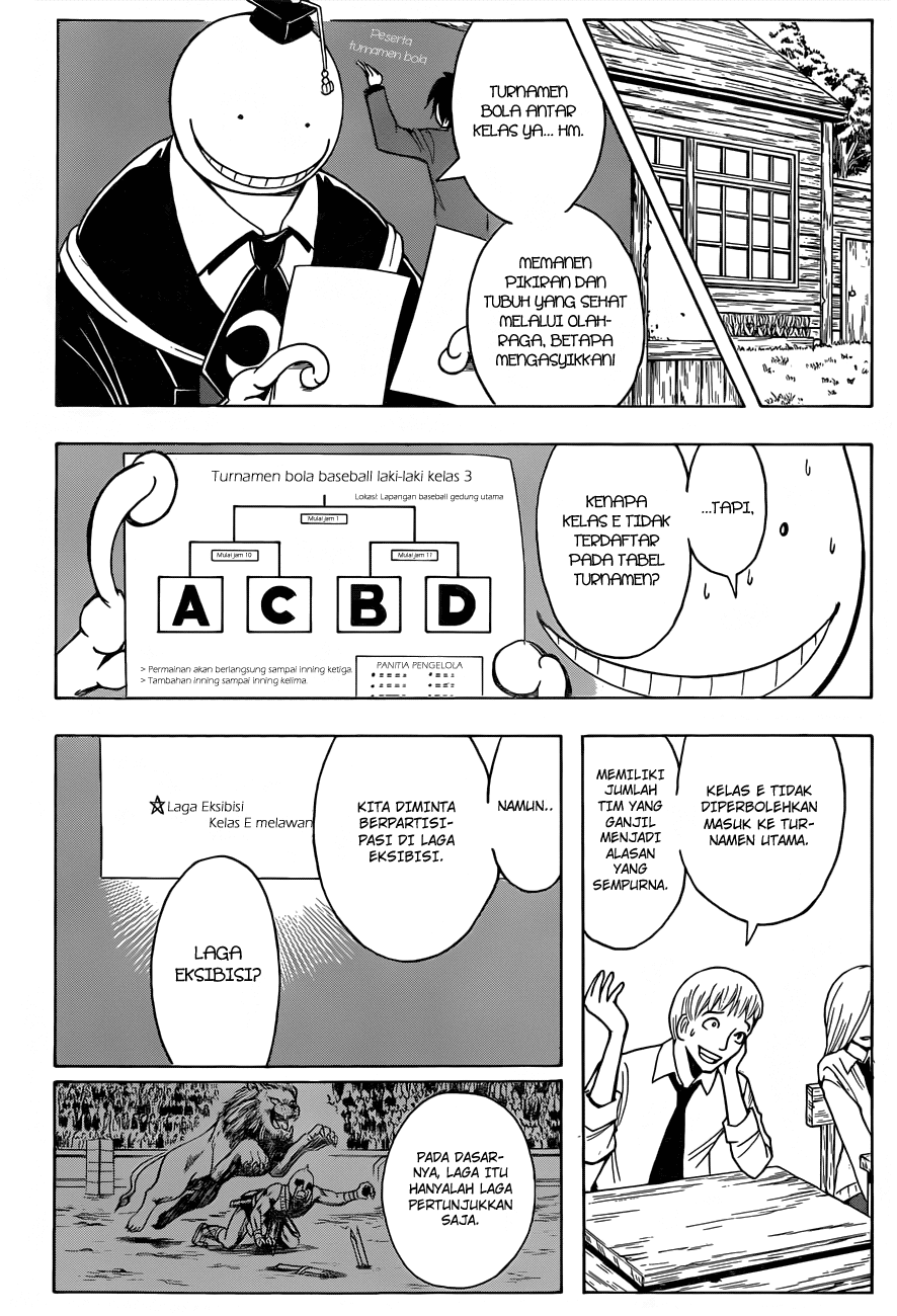 Halaman 7 dari Ansatsu Kyoushitsu Chapter 33