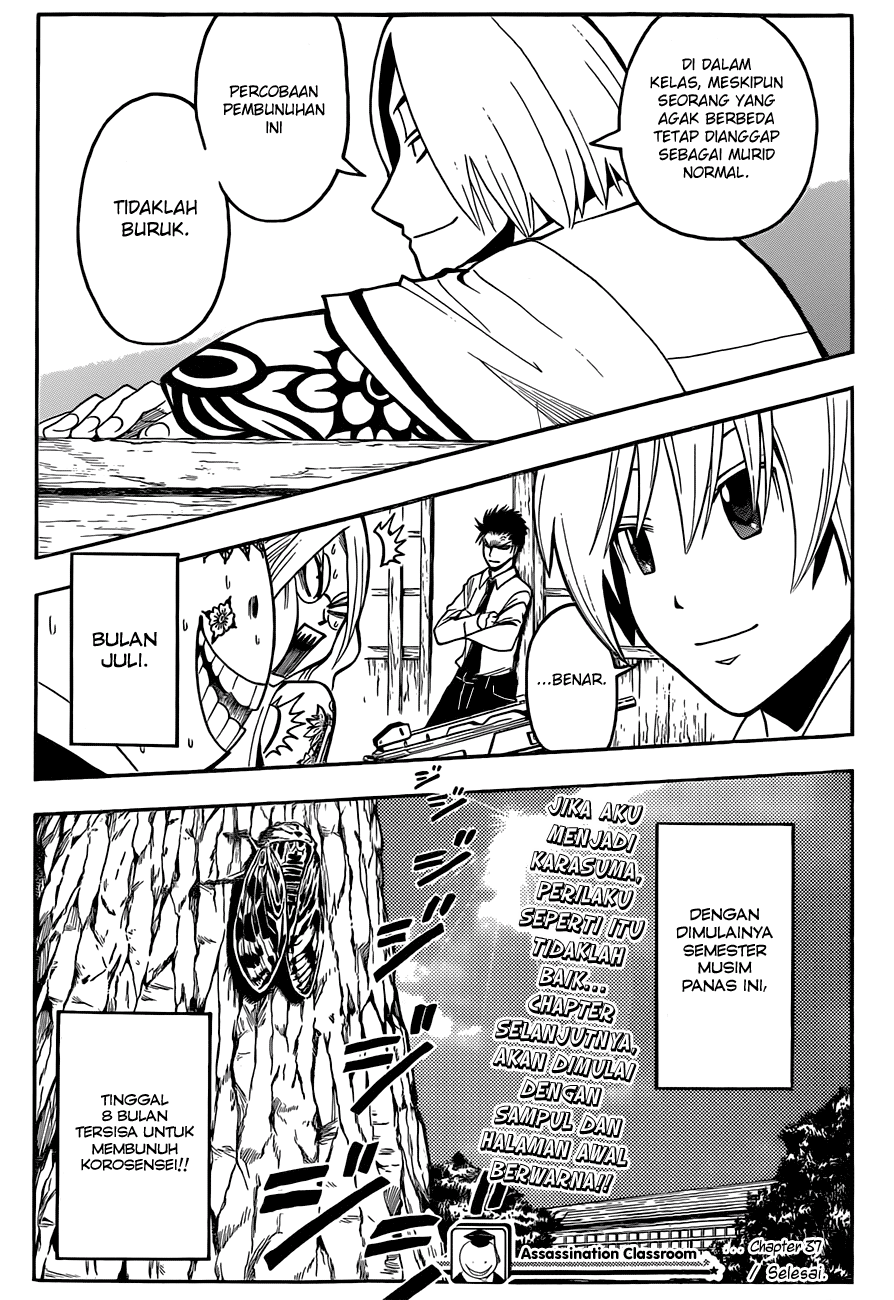 Halaman 20 dari Ansatsu Kyoushitsu Chapter 37