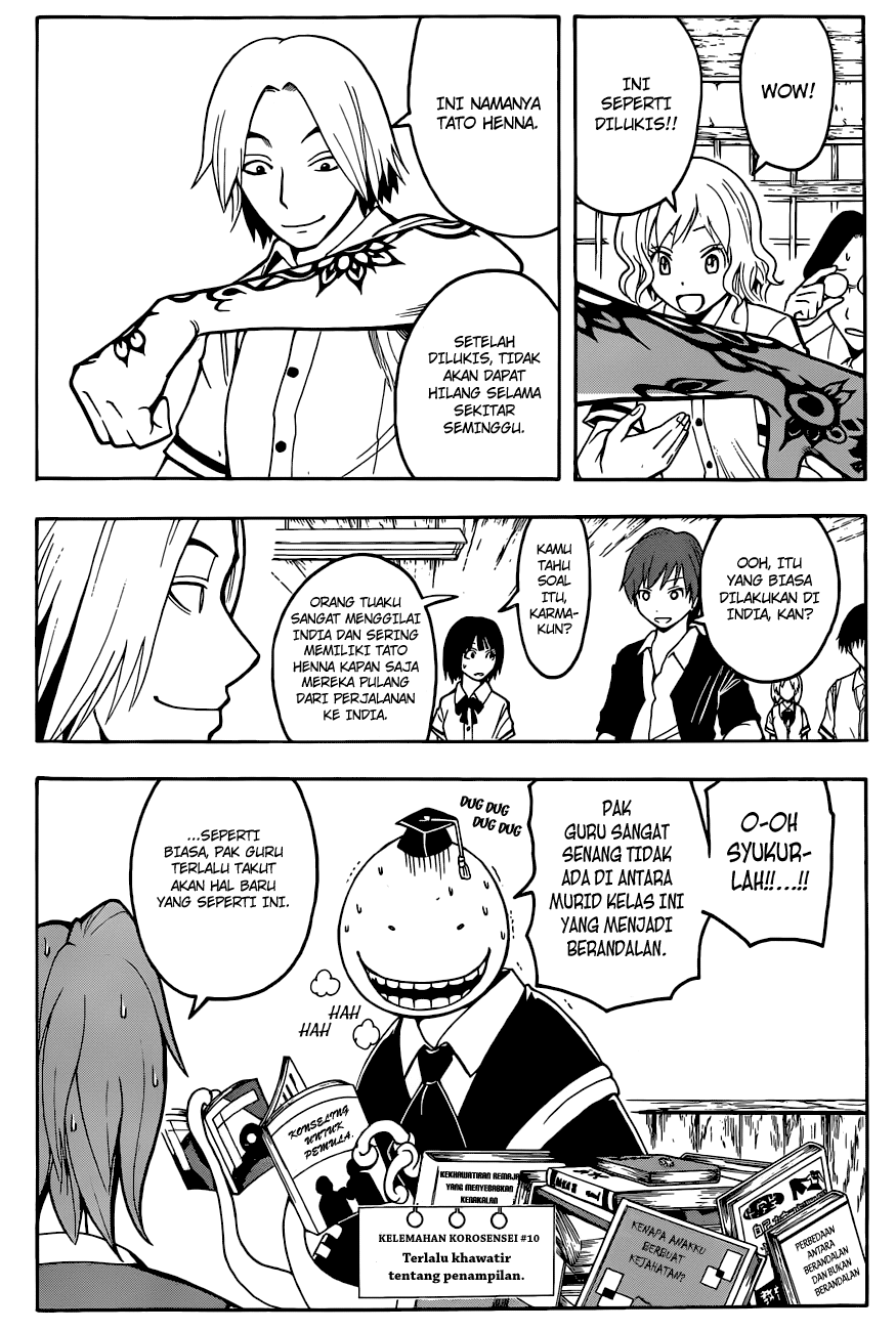 Halaman 5 dari Ansatsu Kyoushitsu Chapter 37