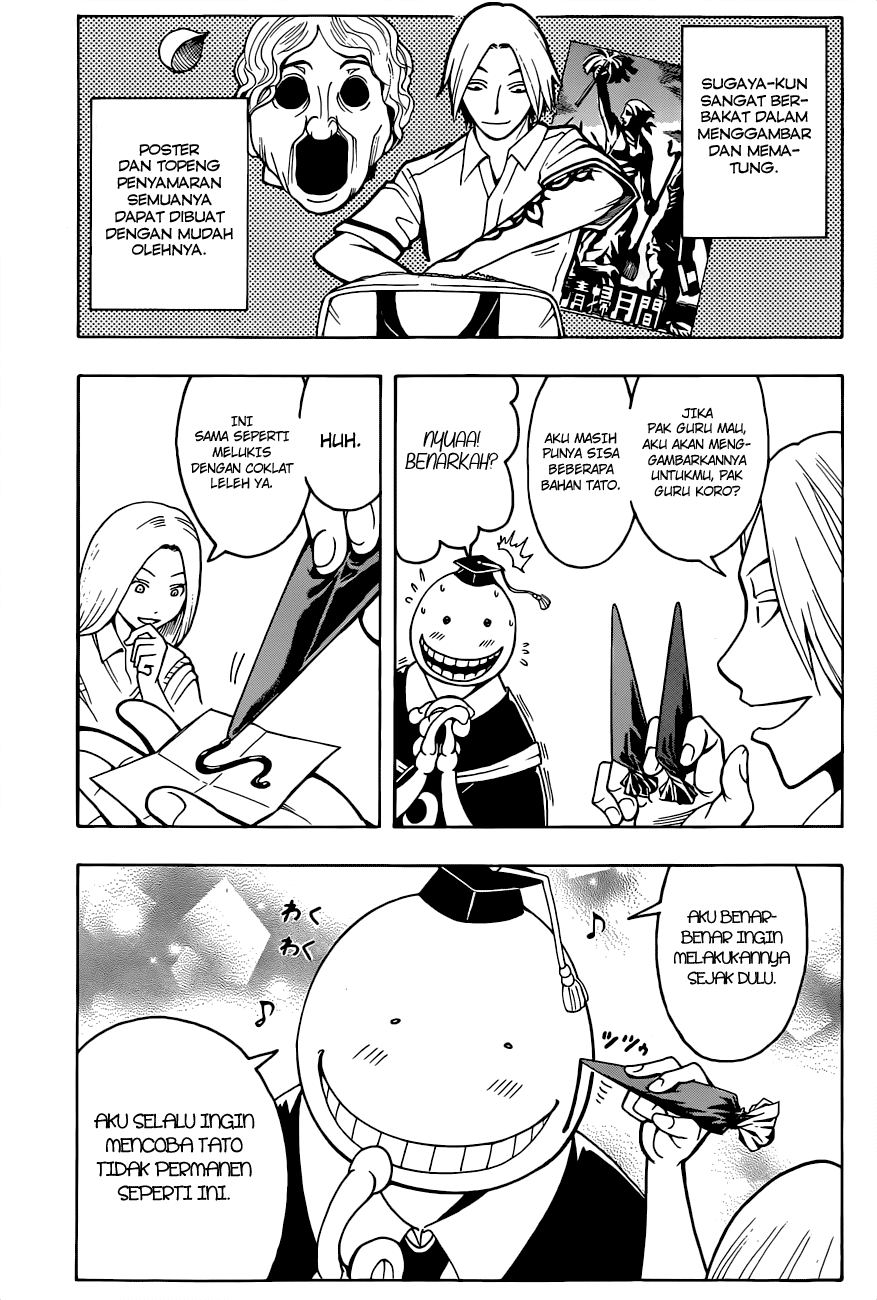 Halaman 6 dari Ansatsu Kyoushitsu Chapter 37