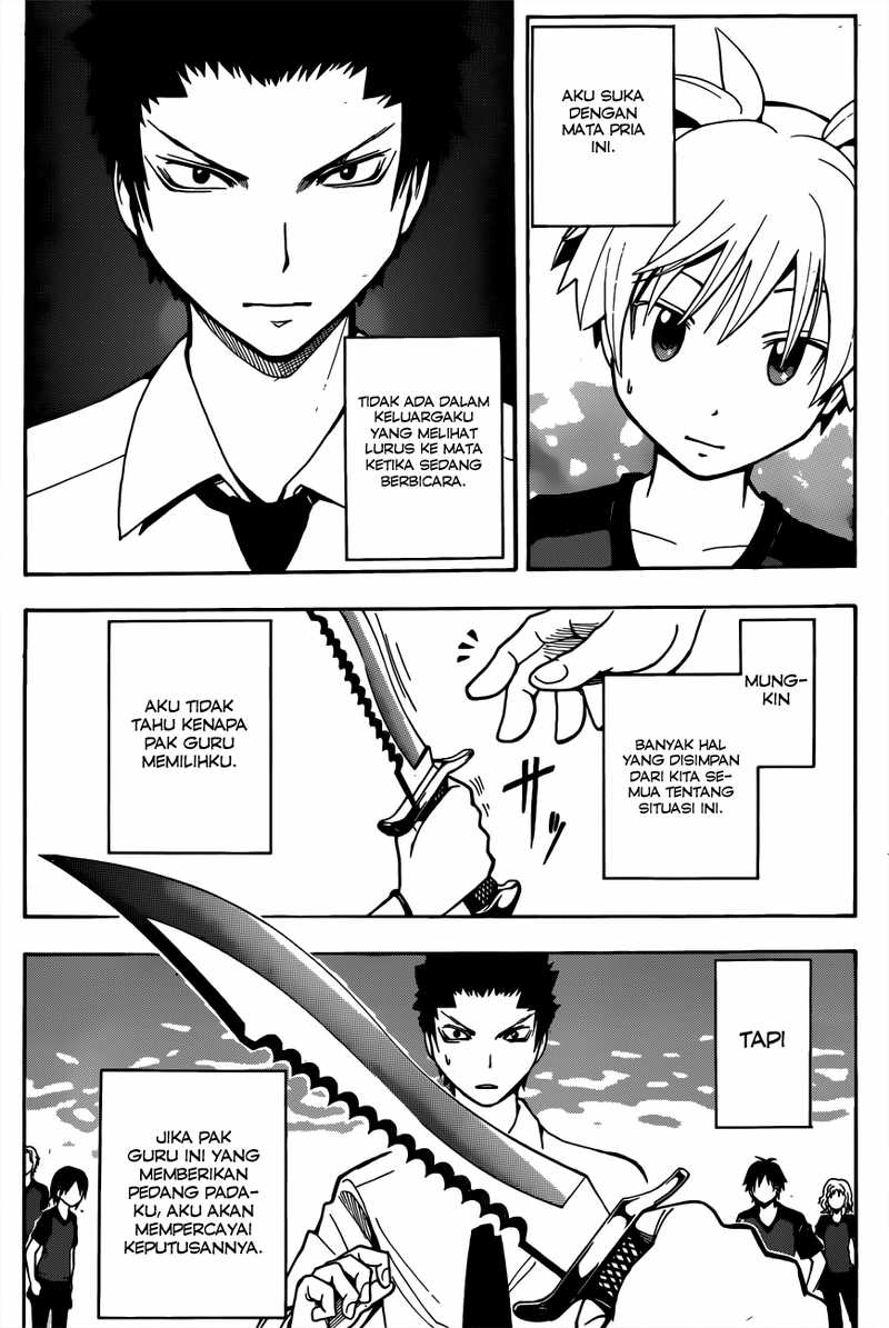 Halaman 19 dari Ansatsu Kyoushitsu Chapter 40