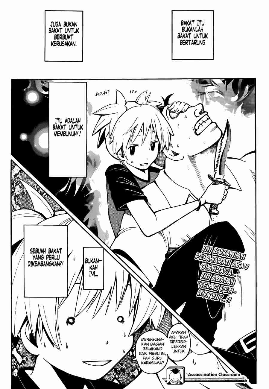 Halaman 19 dari Ansatsu Kyoushitsu Chapter 41