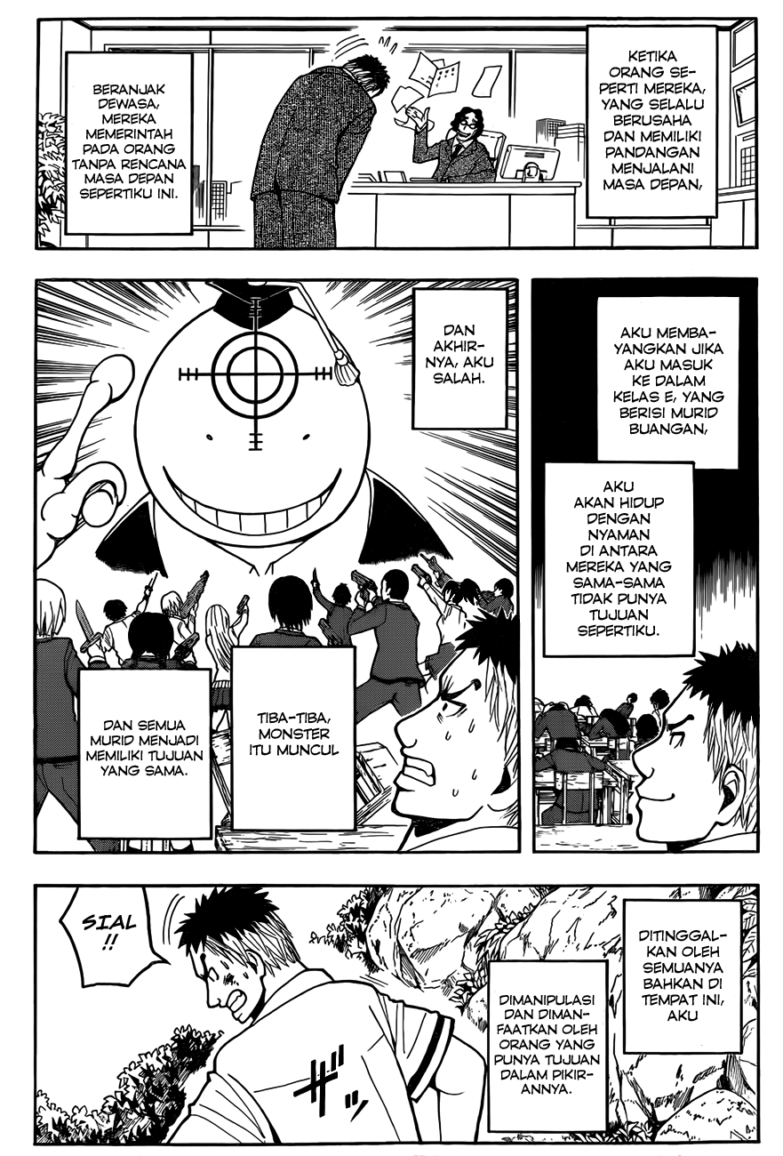 Halaman 14 dari Ansatsu Kyoushitsu Chapter 48