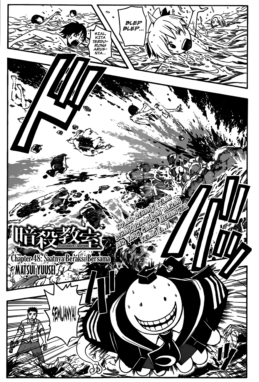 Halaman 2 dari Ansatsu Kyoushitsu Chapter 48