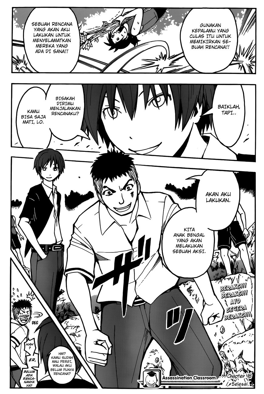 Halaman 20 dari Ansatsu Kyoushitsu Chapter 48