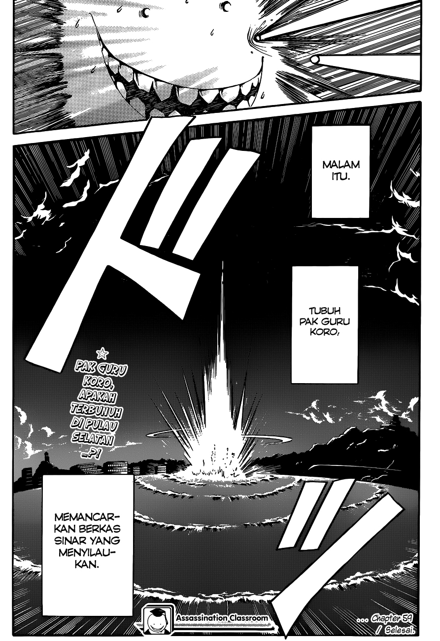 Halaman 21 dari Ansatsu Kyoushitsu Chapter 59
