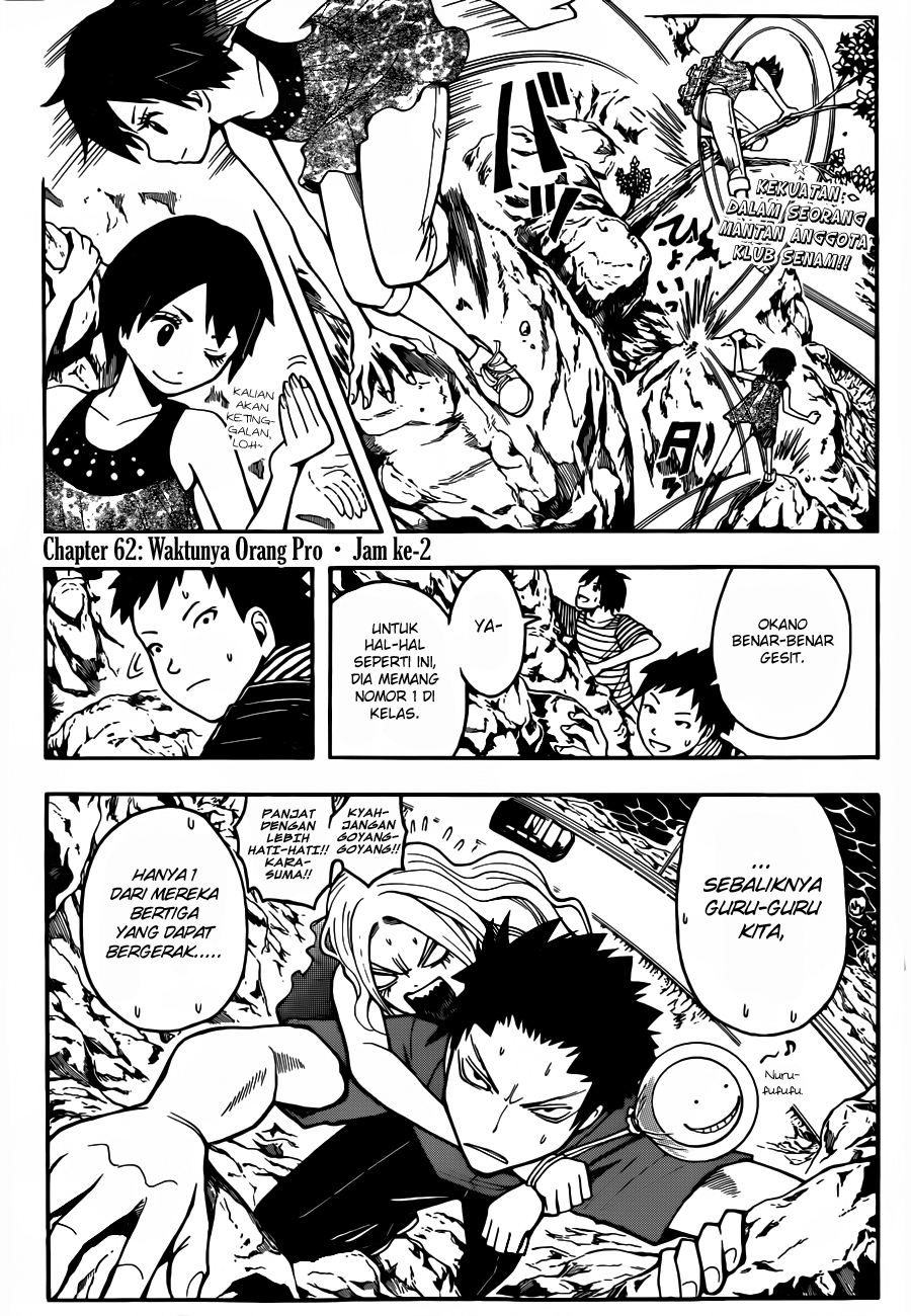 Halaman 4 dari Ansatsu Kyoushitsu Chapter 62