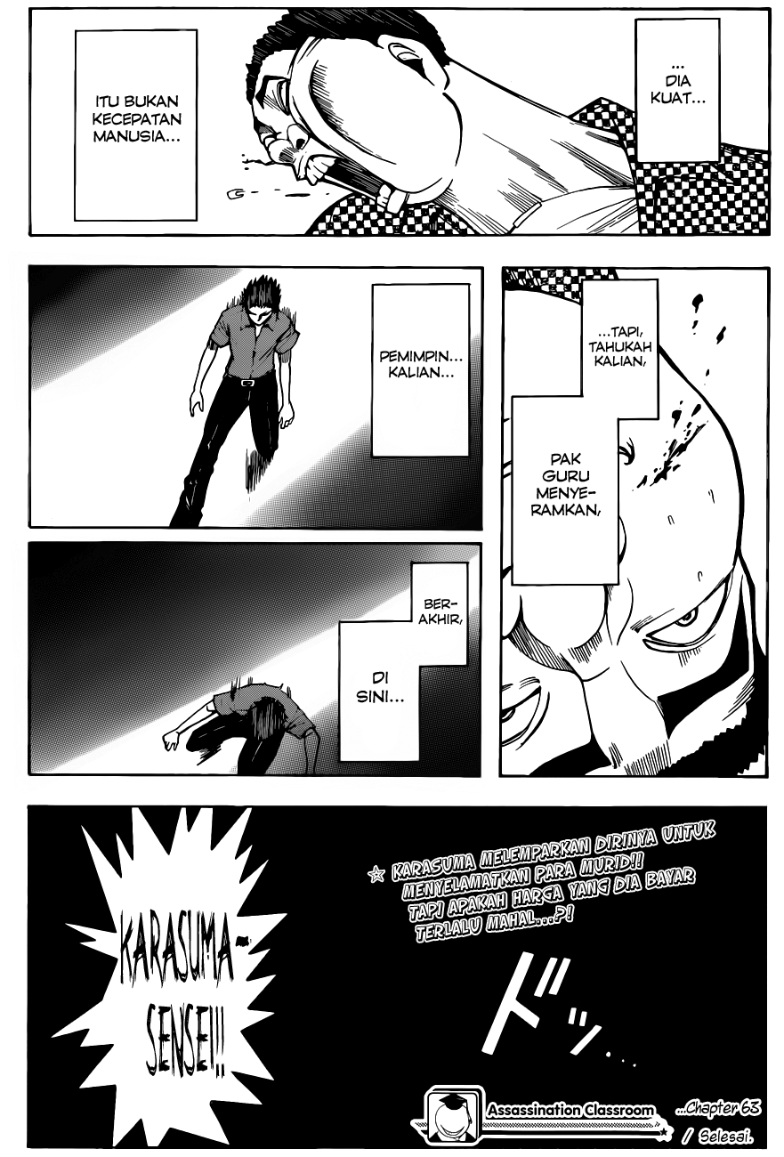 Halaman 20 dari Ansatsu Kyoushitsu Chapter 63