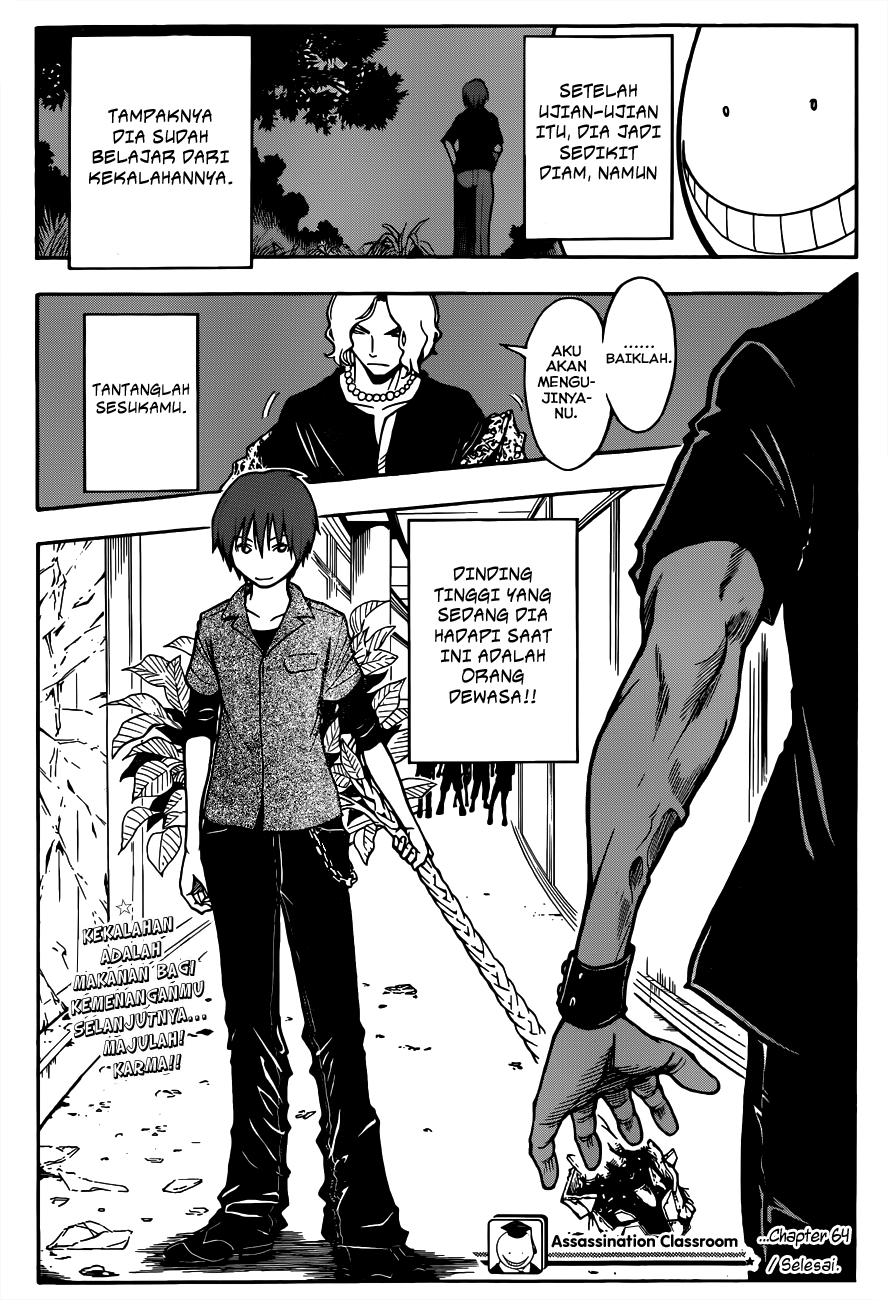 Halaman 20 dari Ansatsu Kyoushitsu Chapter 64