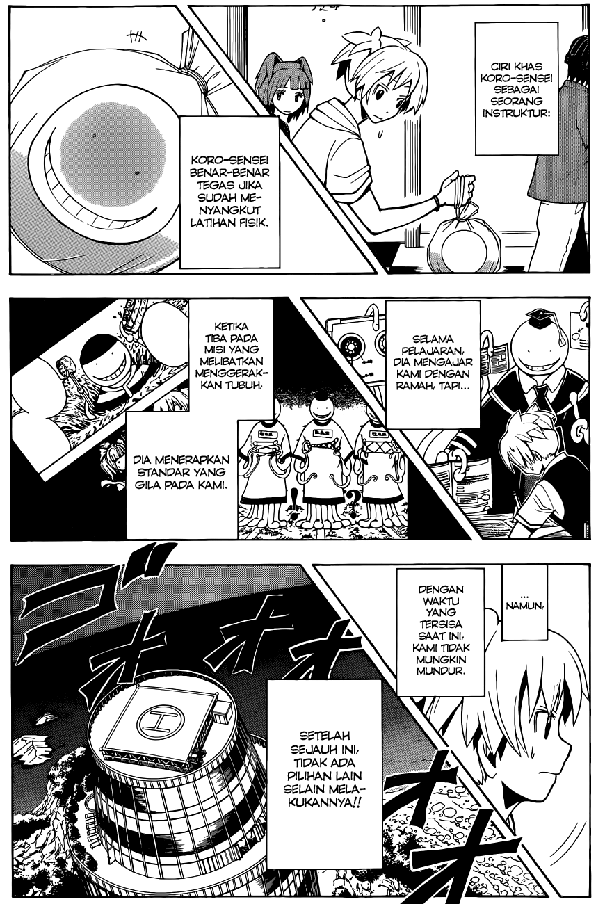 Halaman 7 dari Ansatsu Kyoushitsu Chapter 64