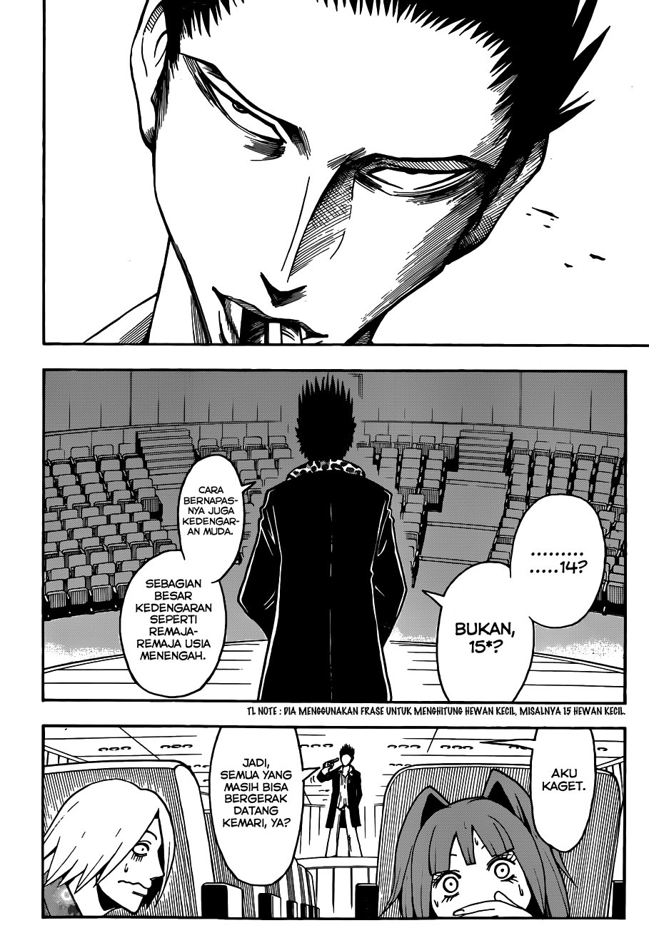 Halaman 17 dari Ansatsu Kyoushitsu Chapter 67